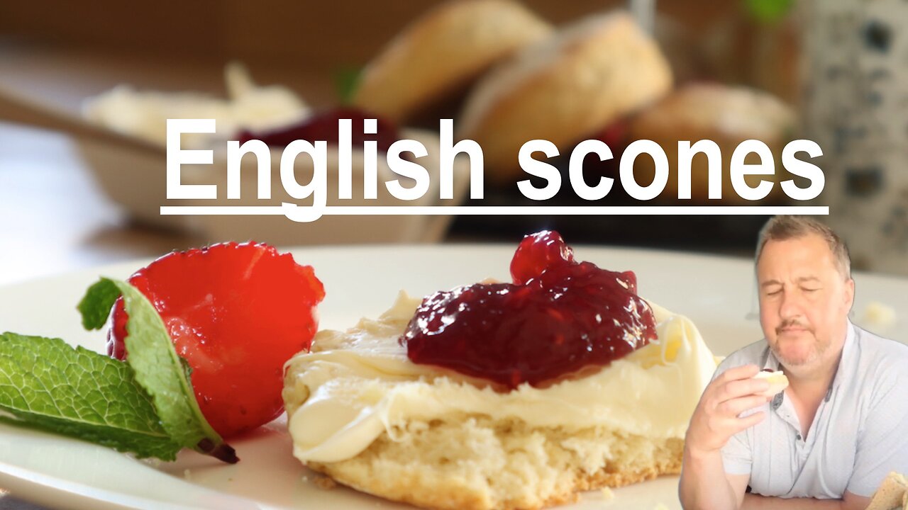 Classic English scones, perfect for an afternoon tea