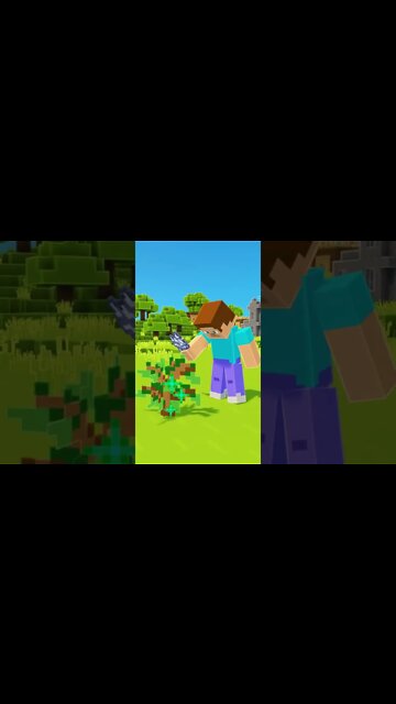 MINECRAFT: ACONTECE ISSO SE PLANTAR MUITAS ARVORES!!! #shorts