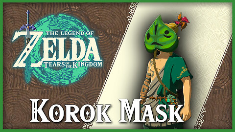 Korok Mask • Zelda Tears of the Kingdom TOTK