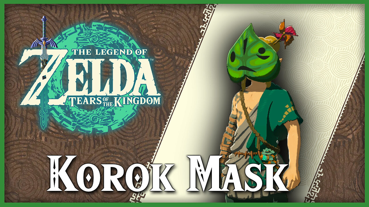 Korok Mask • Zelda Tears of the Kingdom TOTK