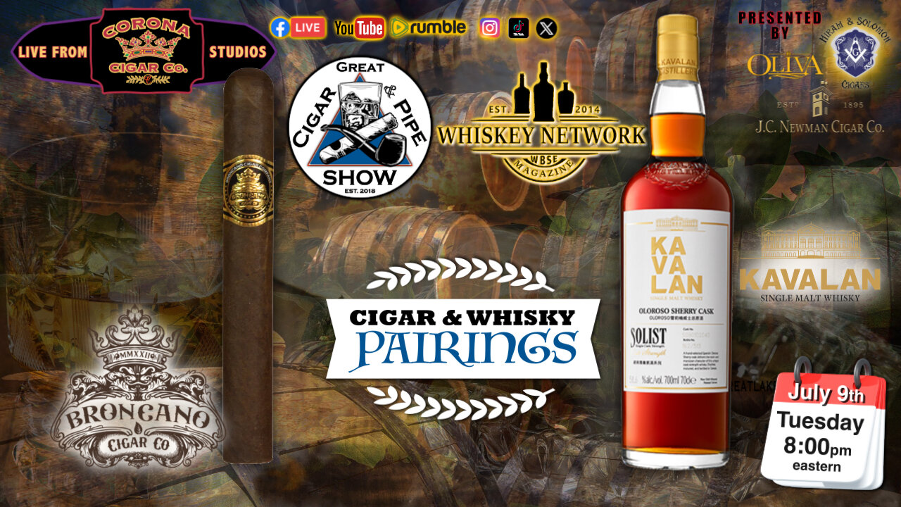 Cigar & Whisky Pairing featuring Broncano Cigars & KaVaLan Whisky