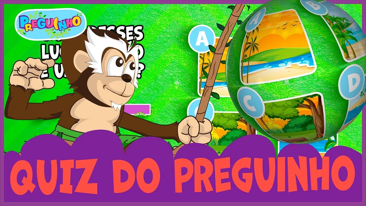 Quiz do Preguinho: Higiene - Lugares - Esportes