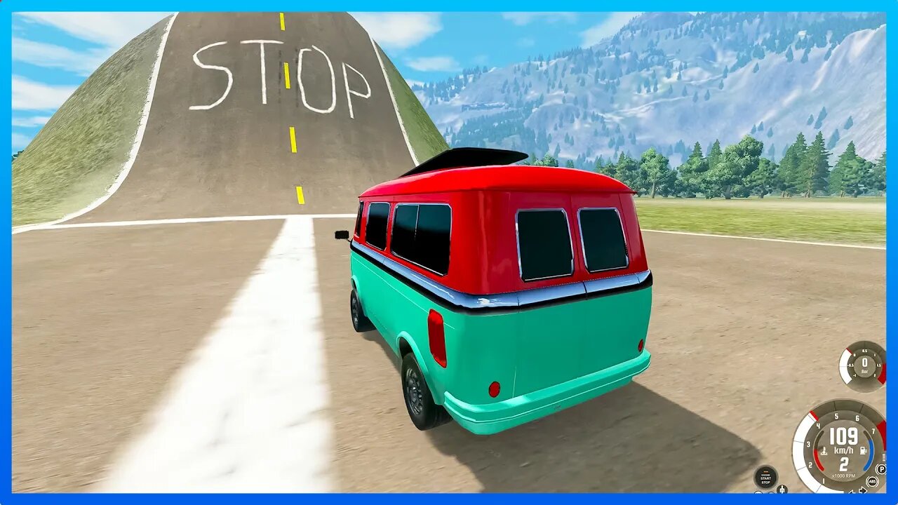 Cars vs Giant Bulge & Cars vs Giant Pit #327 – BeamNG Drive Crashes