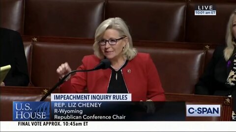 Rep. Cheney: Resolution Cannot Fix Dems’ Already “Tainted Record” In Impeachment Process