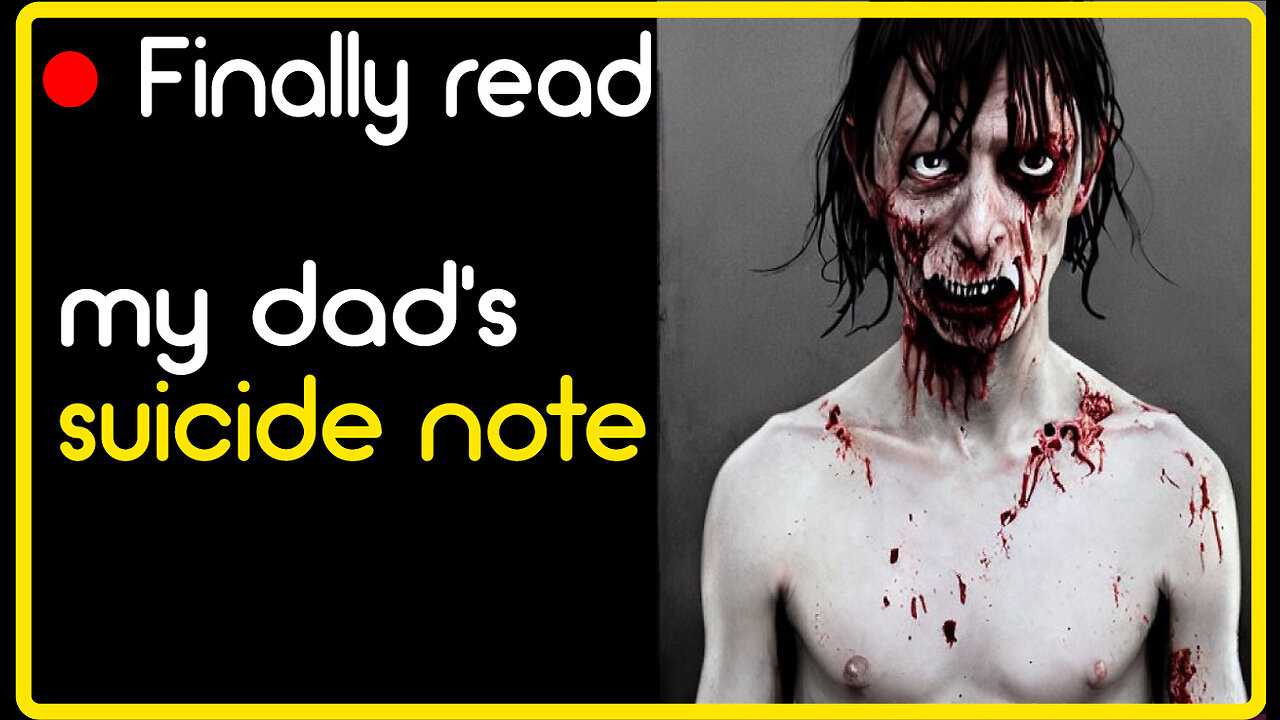 I Finally read my dad’s suicide note Creepypasta Scary Story