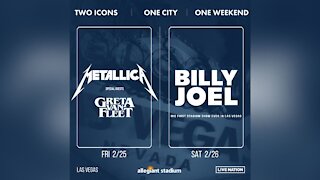 Metallica, Billy Joel to perform in 2022 at Allegiant Stadium in Las Vegas