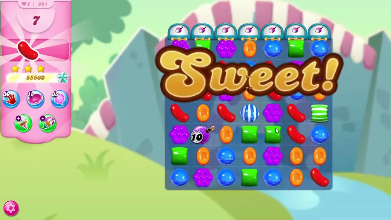 Candy Crush Saga Level 951