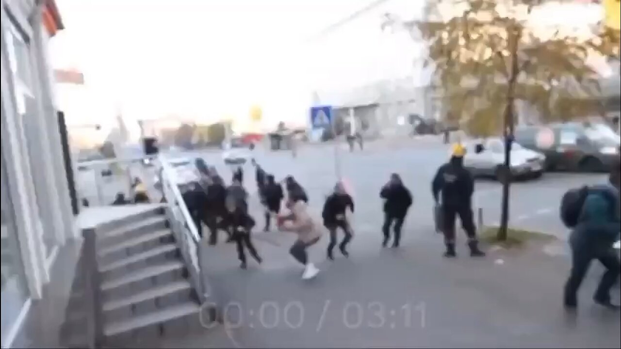 Moments drone attack on kiev