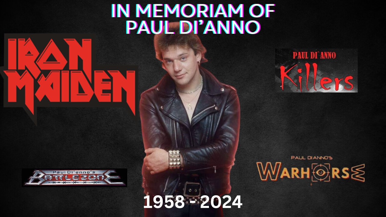 In Memoriam of Original Iron Maiden Frontman Paul Di'Anno