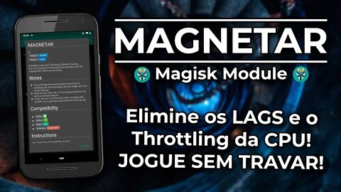 MAGNETAR MODULE | ELIMINE OS LAGS E O THROTTLING DA CPU! JOGUE JOGOS SEM TRAVAR!