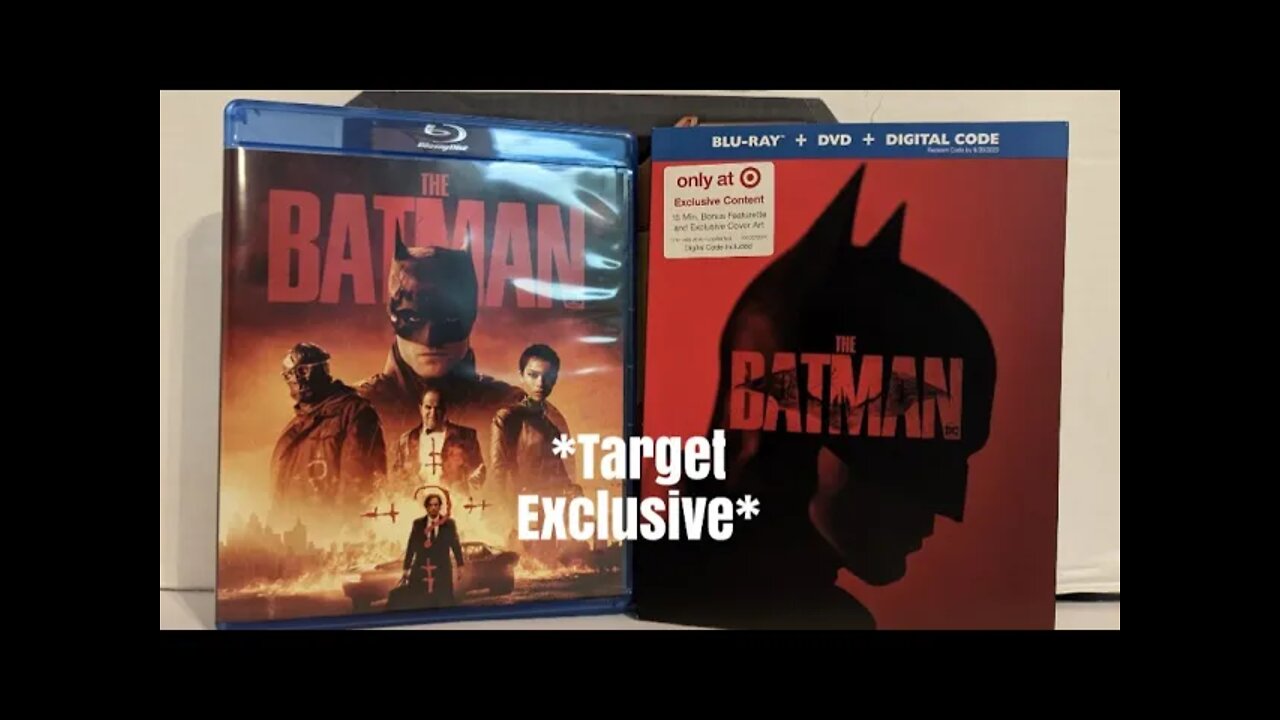 WB The Batman Blu Ray + DVD + Digital Code Unboxing *Target Exclusive* by Rodimusbill