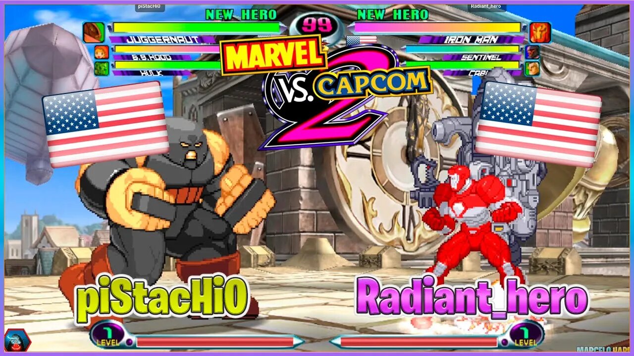 Marvel Vs. Capcom 2 New Age of Heroes (piStacHi0 Vs. Radiant_hero) [U.S.A Vs. U.S.A]