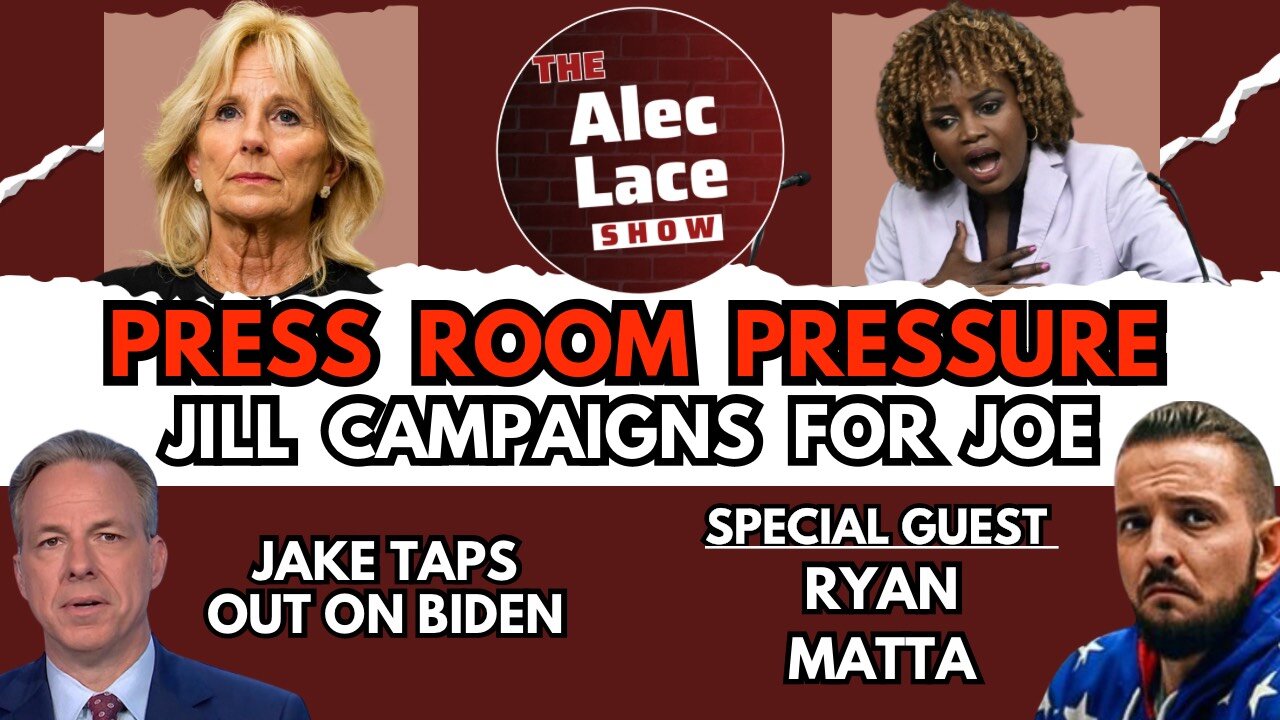 Press Room Pressure | Jill Campaigns | Chicago Massacre | Guest: Ryan Matta | The Alec Lace Show