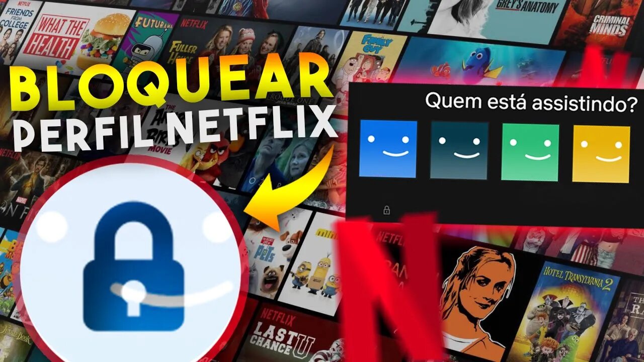 Como BLOQUEAR PERFIL da NETFLIX com SENHA