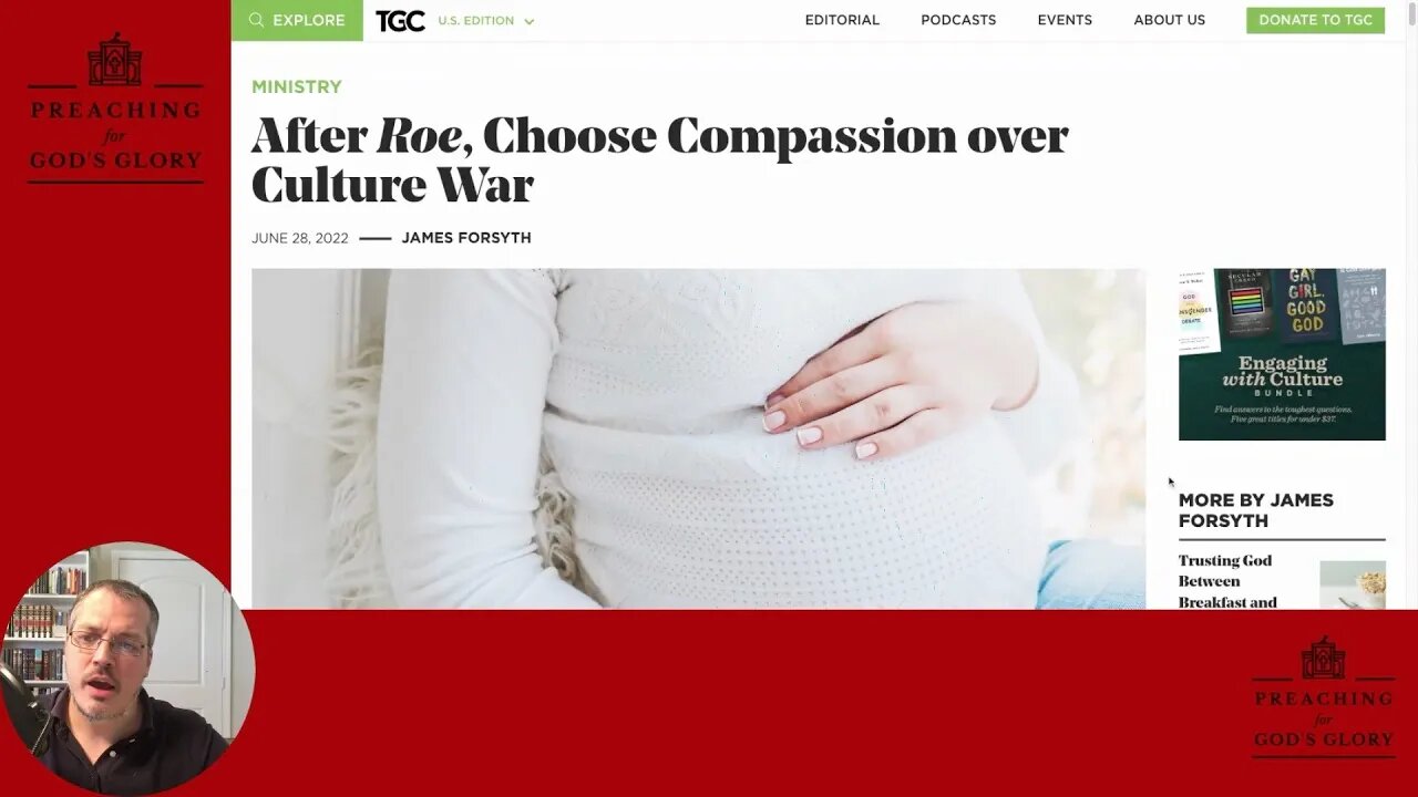 TGC Continues to Minimize Abortion | Roe v Wade | Pro-life | Abolish Abortion