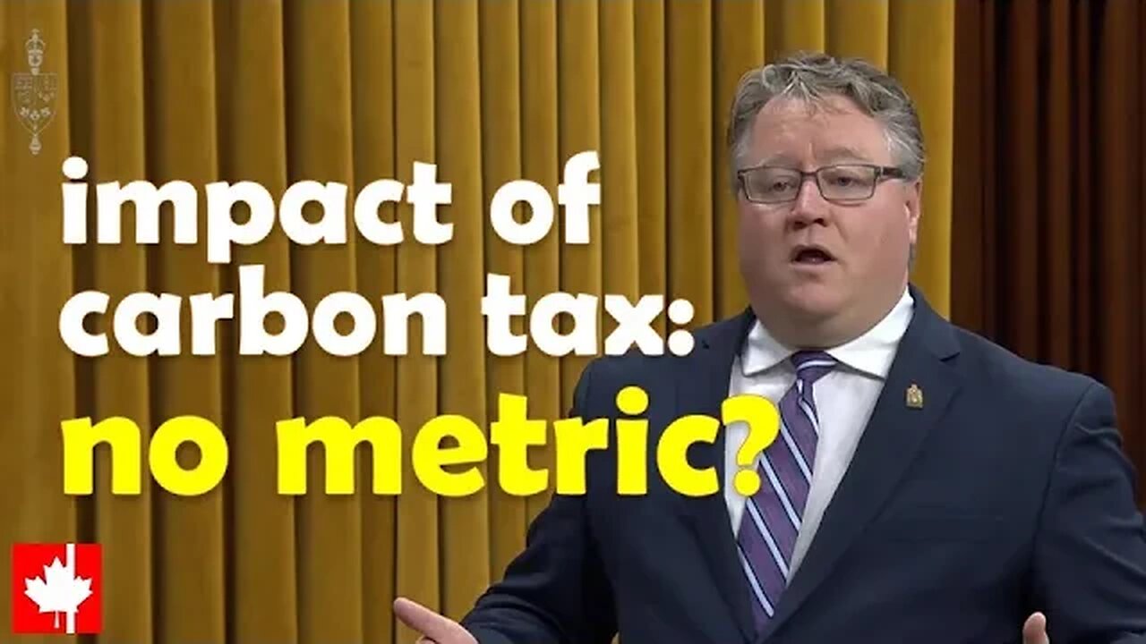 UNJUSTIFIABLE: No metric of how much carbon in Canada's atmosphere the carbon tax has reduced