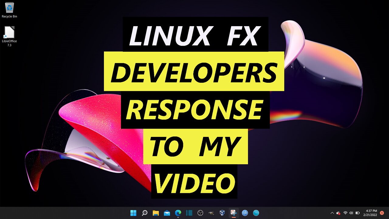 Linux FX (Update) - Developers Respond Too My Video