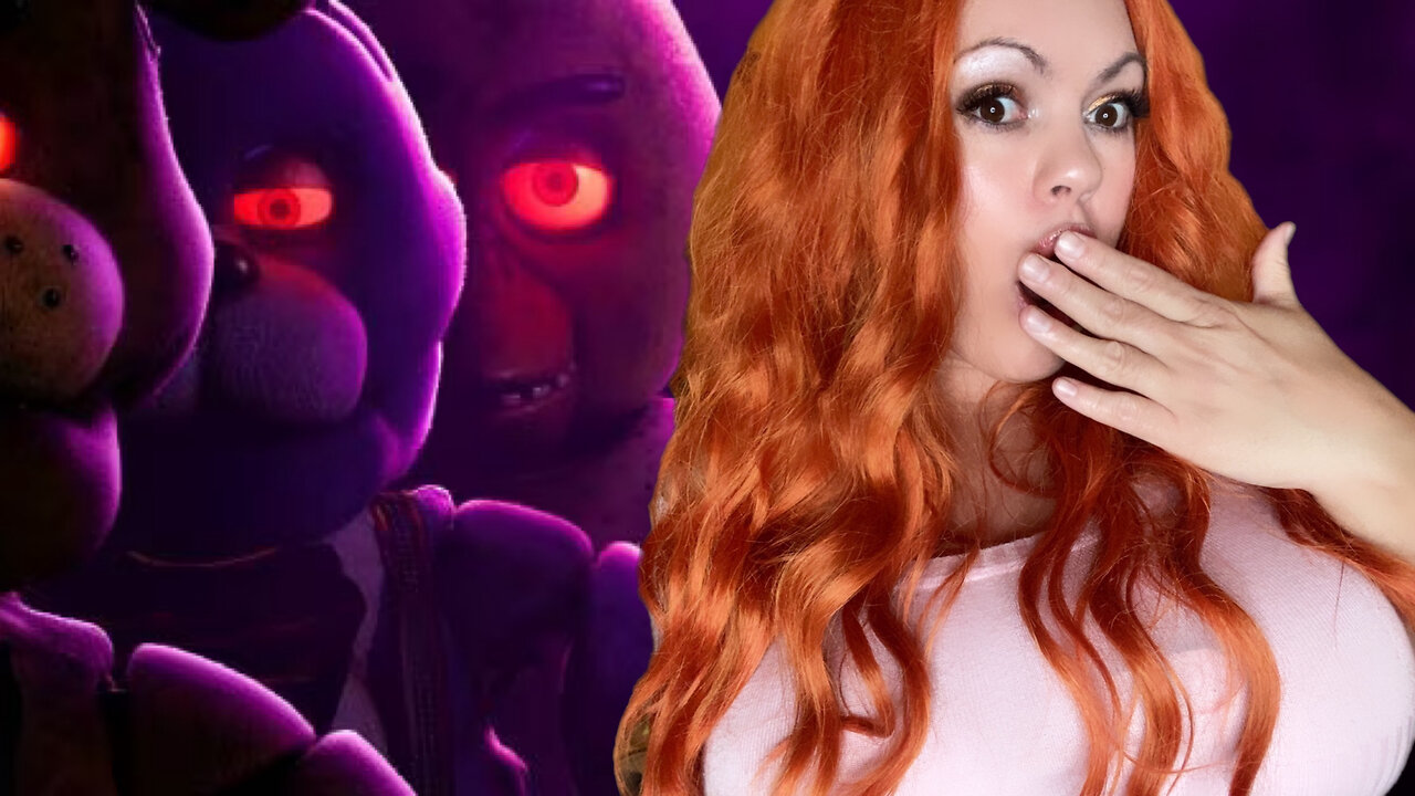 TheMandiMayhem Reacts Reacting to the Five Nights at Freddy's Movie Trailer