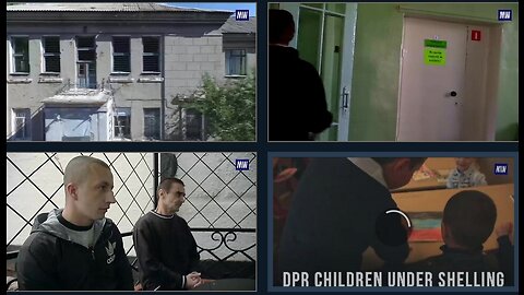 CrimesAgainstHumanity - DPR children going to school under Ukrainian shelling