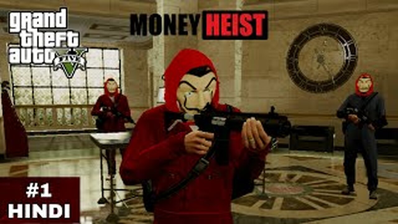 MONEY HEIST | GTA 5 GAMEPLAY #1 | WINMID GAMING