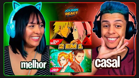 2 EM 1 - JRP | Declaração do Naruto & Shikamaru e Temari ft. Brenda Mizuki | [React Rap Nerd] 🔥