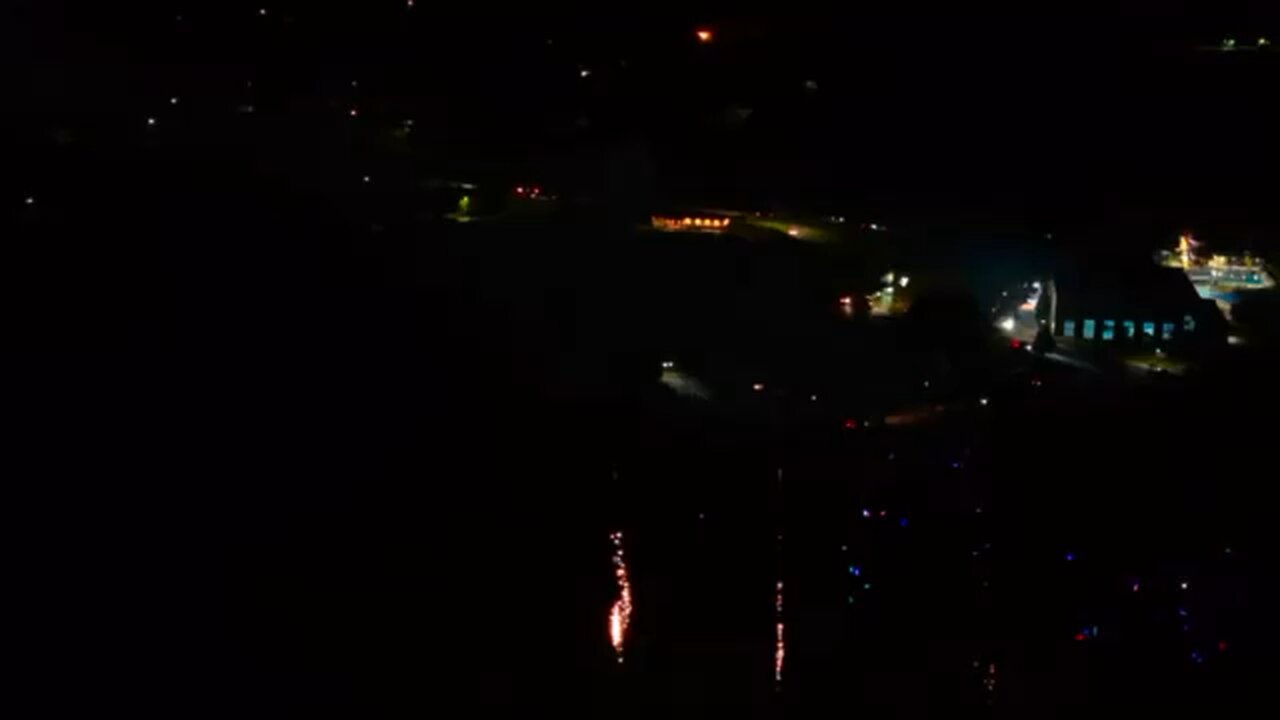 Fire works in slo mo