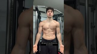 Natural Fitness Transformation #workoutgoals #fitnessjourney #shorts #fitnessgoals #youtubeshorts