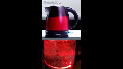 Colour Changing Glass Fast Boil Kettle 1.7L in action ASDA George