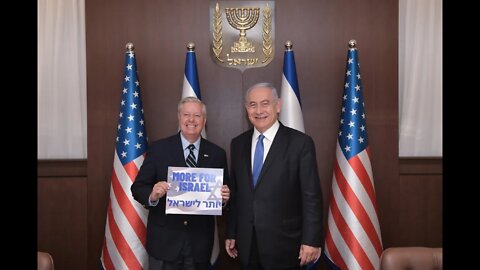 Sen. Lindsey Graham holds a press conference in Jerusalem