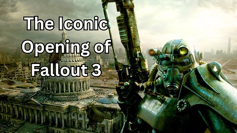 The Iconic Opening of Fallout 3 #fallout #fallout 3