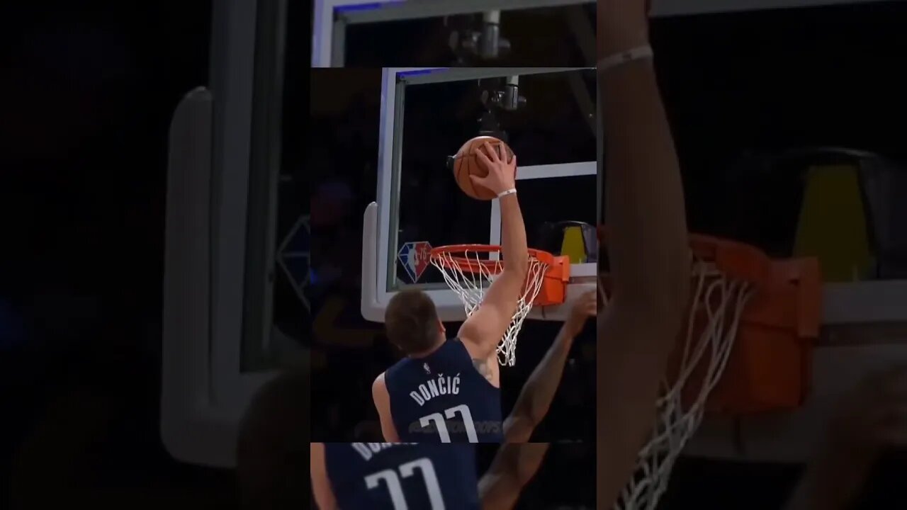LUKA DONCIC DUNKS ALL OVER DWIGHT!!! Thats ALOT to take!!