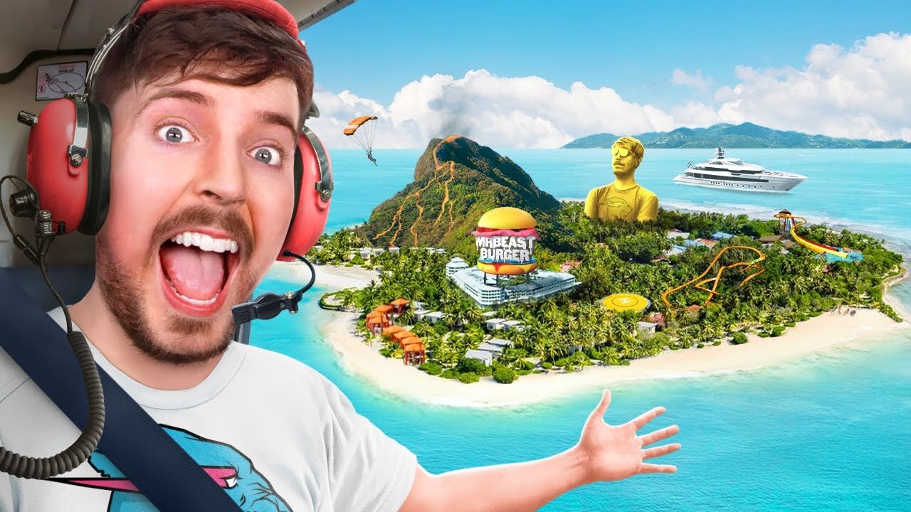 I Gave My 100,000,000th Subscriber An Island #MrBeast