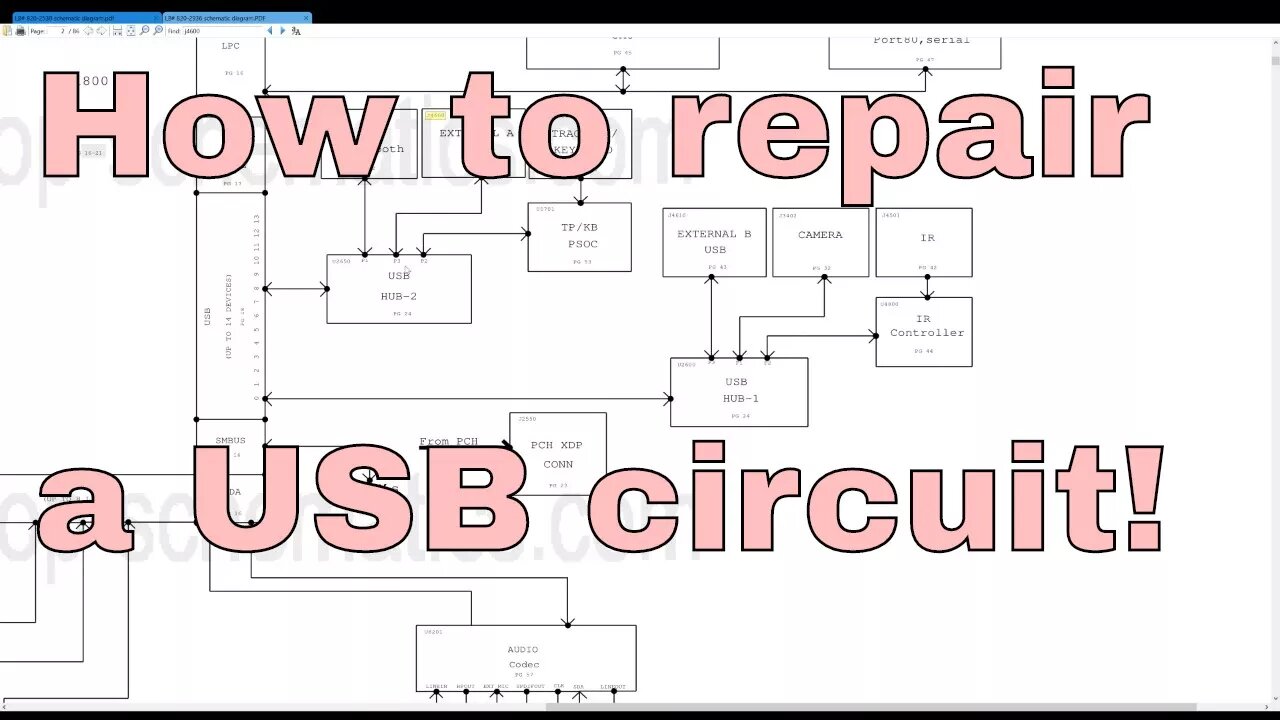 How to repair Macbook Pro USB ports on logic board.