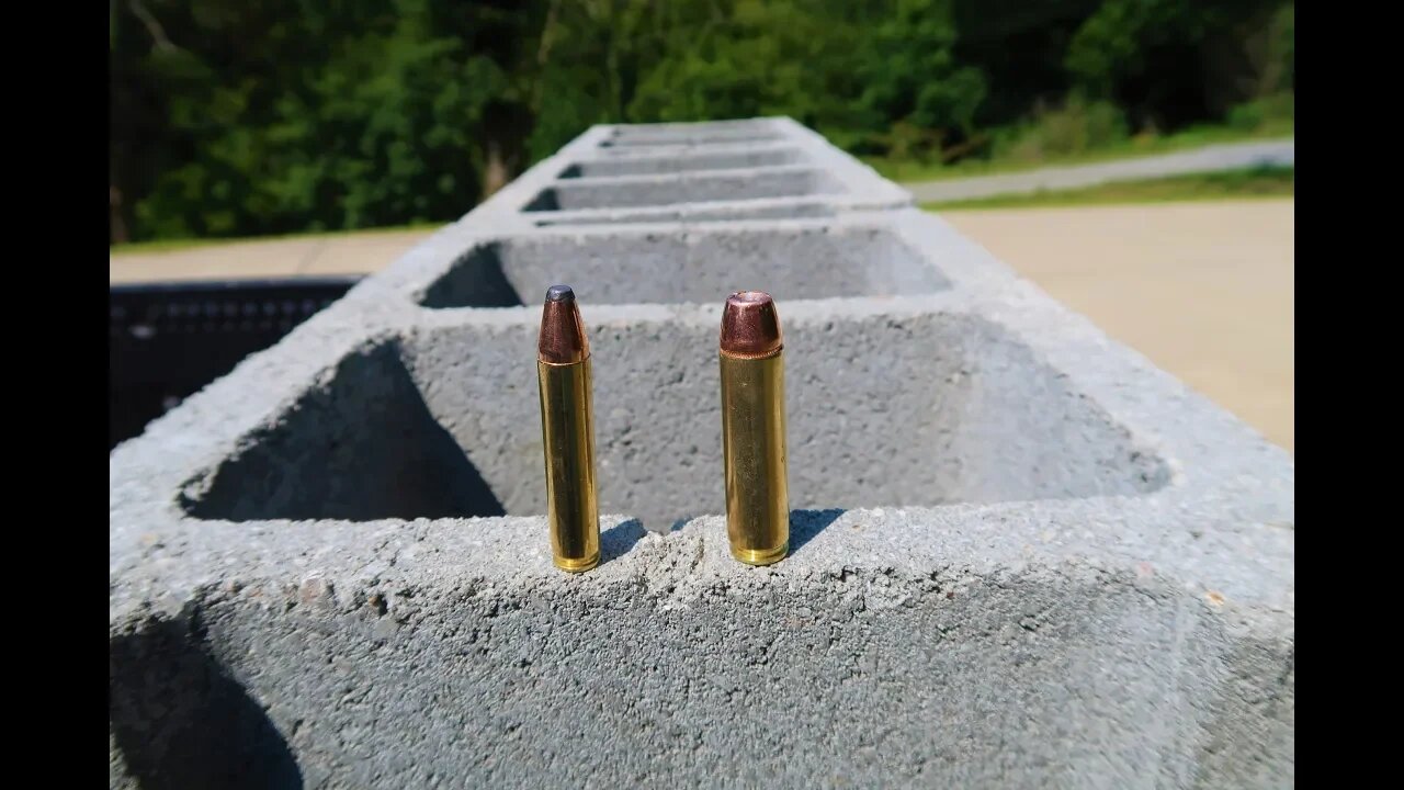 350 Legend vs 450 Bushmaster - Cinder Block Test