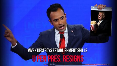 Vivek DESTROYS Establishment Shills. U Penn President RESIGNS| The Hooch