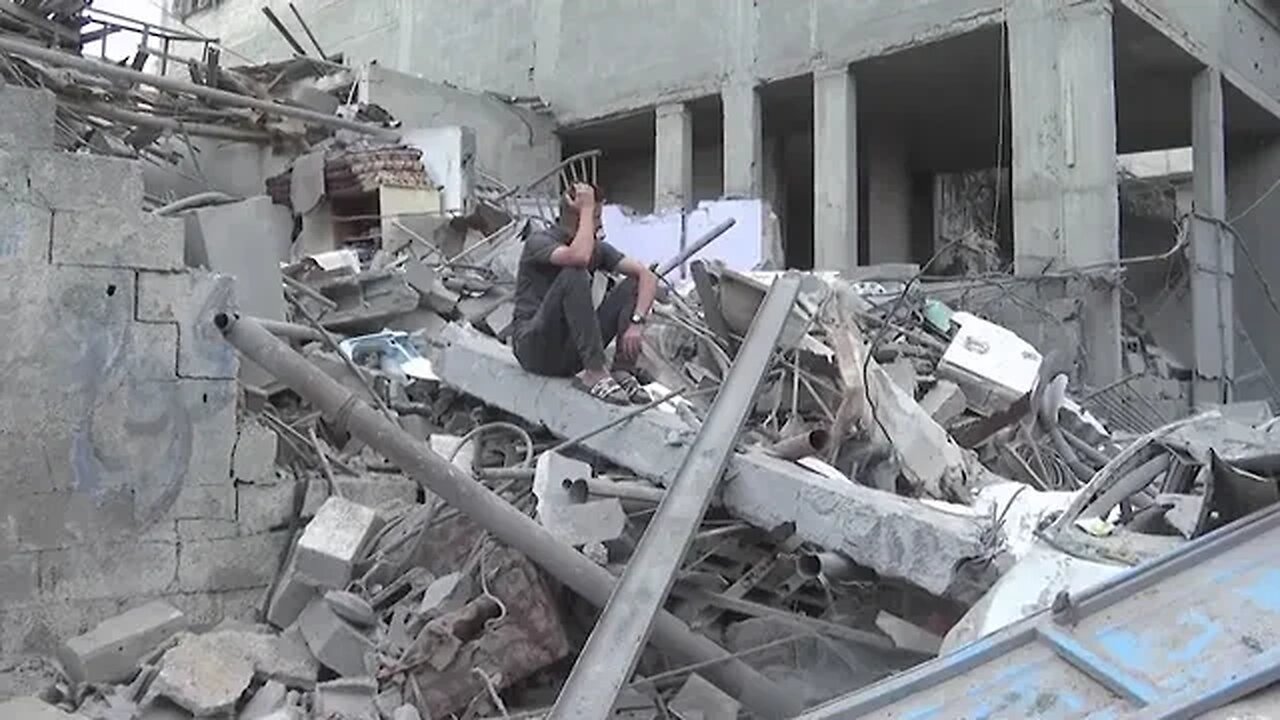 Israel Hamas Latest Aftermath of Israeli Rocket Attacks in Gaza Strip