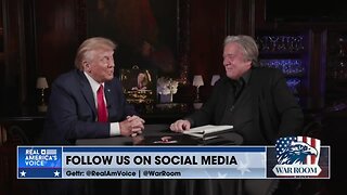 President Trump on Steve Bannon War Room