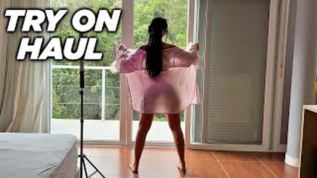 BEST ROBE TRY ON HAUL (4K) SEE THROUGH LIGHT