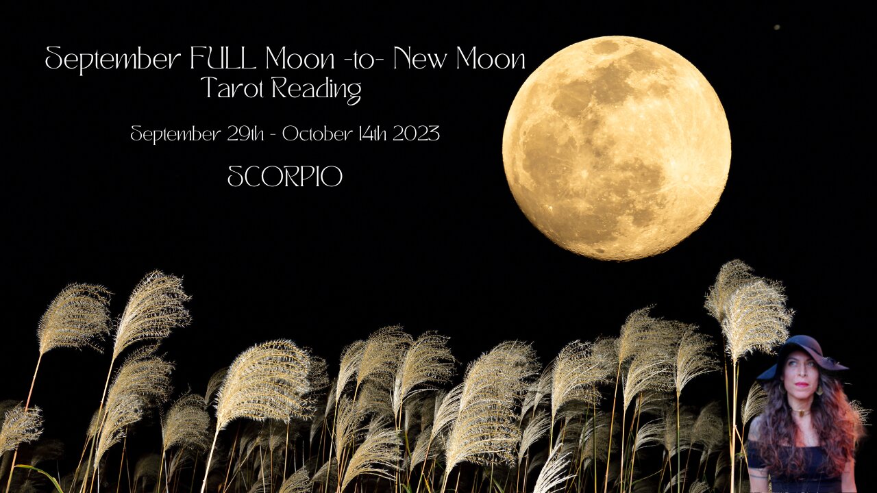 SCORPIO | FULL Moon to New Moon | Sept 29 - Oct 14 | Bi-weekly Tarot Reading | Sun/Rising Sign