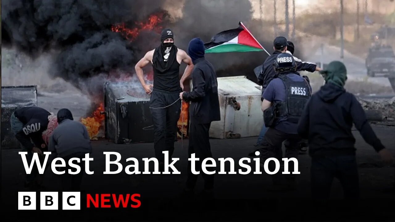 Support for Hamas grows in occupied West Bank BBC News #BBCNews