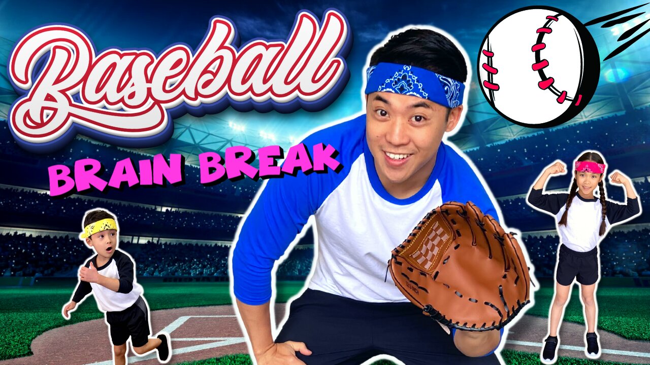 ⚾🤣 FUN Baseball Kids Exercise | Brain Break + MLB Jokes