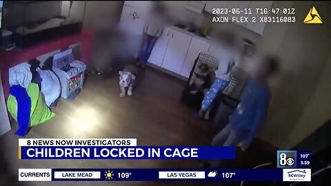 DISTURBING Body Cam Video of Las Vegas Metro Police Rescuing 6 Children, 2 Locked in a Cage