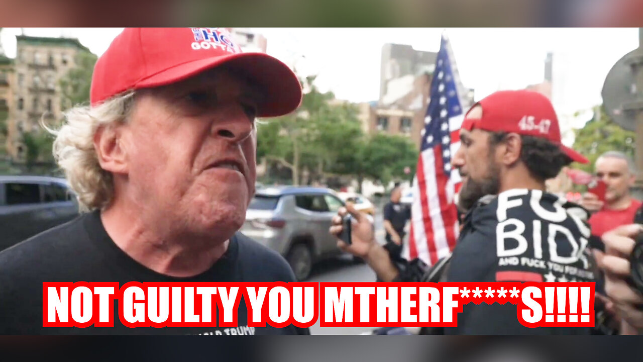 Supporters Outraged Outside Court Trump Guilty on All Counts