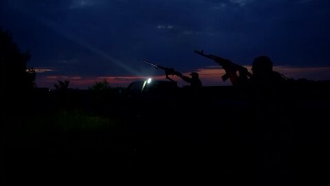 Ukrainian air defense engaging Russian drones 😁