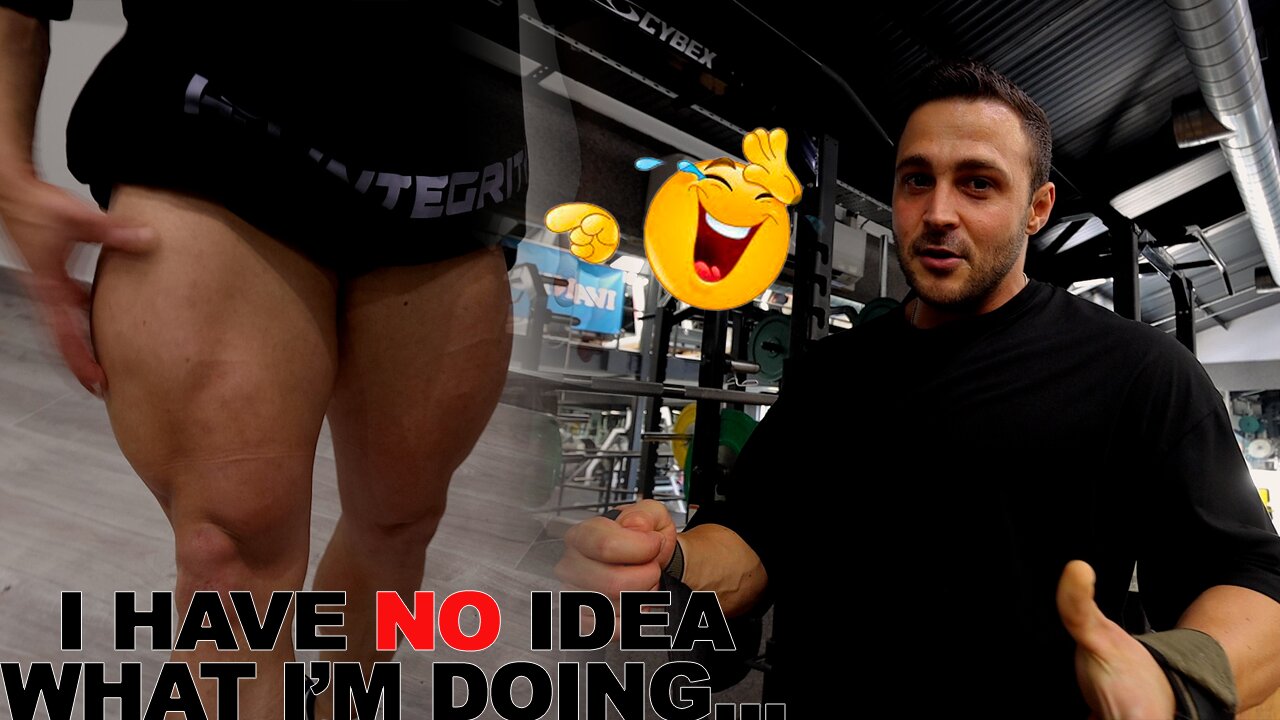 1st Day of Prep: GROW YOUR LEGS | Giving posing a shot (not). Transition into Bodybuilding?