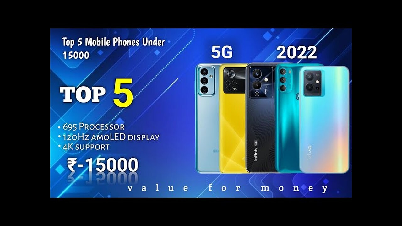 Top 5 Mobile Phones Under 15000 - 5G | Value For Money | Best Phone Under 15000