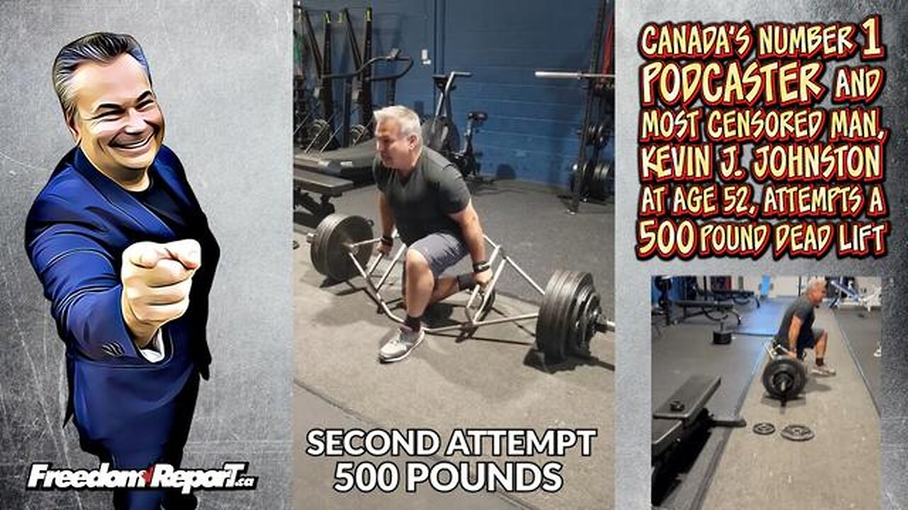 Canada's Number One Podcaster Deadlifts 500 At Age 52!