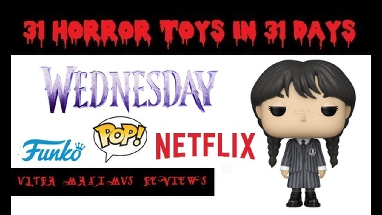 🎃 Wednesday Addams Netflix | Funko POP! | 31 Horror Toys in 31 Days