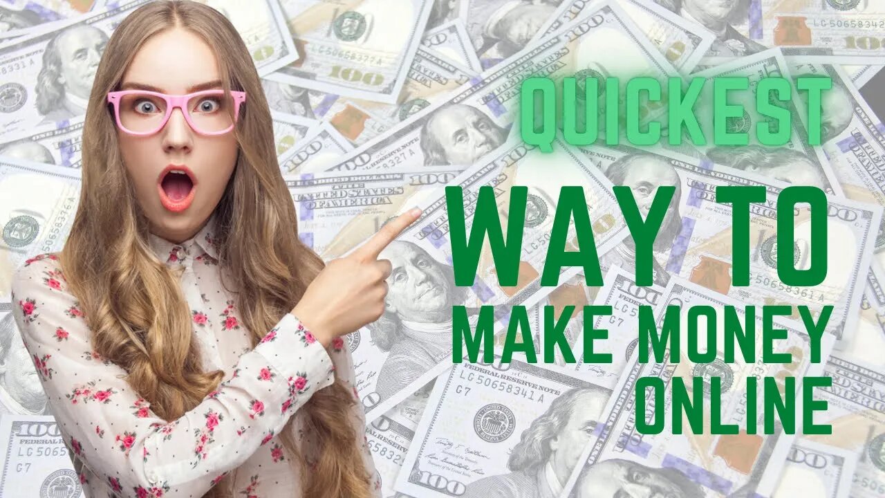 The FASTEST Way To Make Money Online