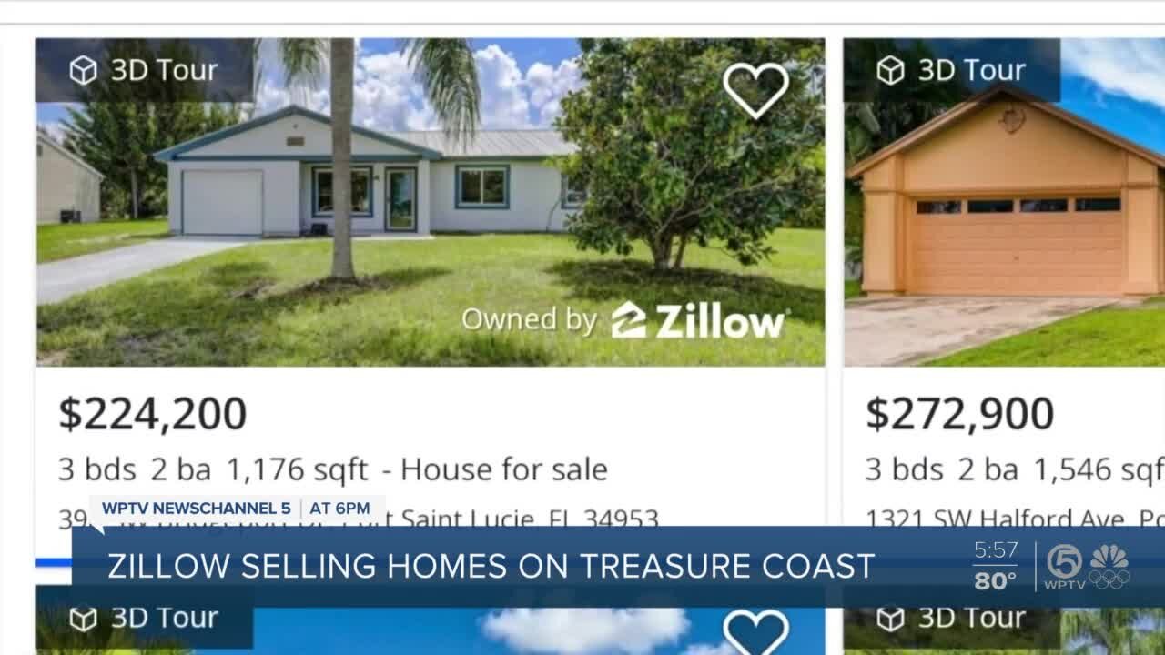 Treasure Coast homes bought by Zillow now up for sale